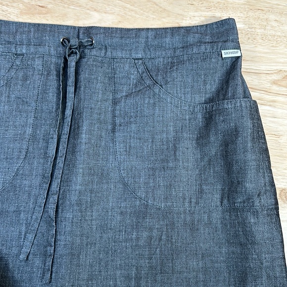 Skhoop Samira Cotton/BambooMini Drawstring Side Zip Skirt - Picture 2 of 9